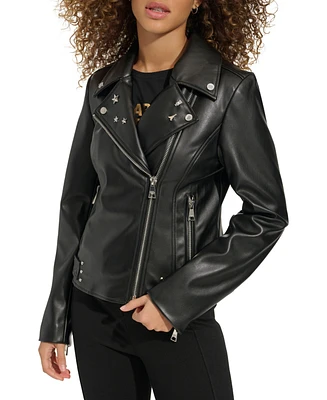 Karl Lagerfeld Women's Moto with Studs