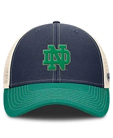 Top of the World Men's True Navy Notre Dame Fighting Irish Off Road Adjustable Trucker Hat