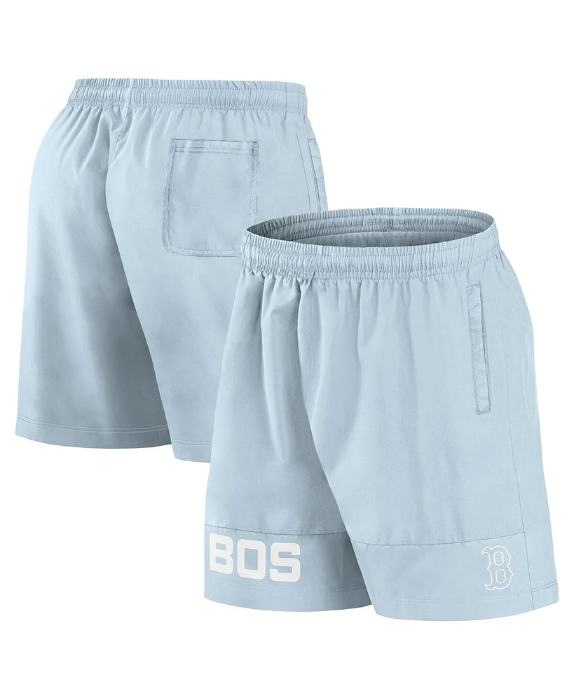 Fanatics Men's Light Blue Boston Red Sox Elements Swim Shorts