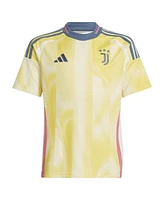 Adidas Big Boys and Girls Yellow Juventus 2024/25 Away Replica Jersey