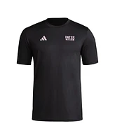 Adidas Men's Black Inter Miami Cf Local Wrap T-Shirt