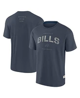 Fanatics Men's Navy Buffalo Bills Elements Weathered Tonal Future Ground T-Shirt