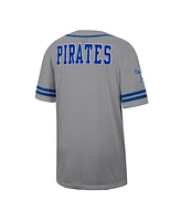 Colosseum Men's Gray Hampton Pirates Free Spirited Baseball Jersey