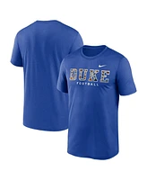 Nike Men's Royal Duke Blue Devils Alternate Wordmark Legend T-Shirt