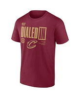 Fanatics Men's Wine Cleveland Cavaliers 2025 Central Division Champions Locker Room T-Shirt