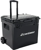 EchoSmile Insulated Portable Cooler 14-45 Qt, Rotomolded Cooler with Sealing Ring, 5 Days Ice Cooler, Lightweight Ice Chest Box, Hard Cooler for Bbq,