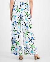 I.n.c. International Concepts Petite High-Rise Wide-Leg Pants, Exclusively at Macy's