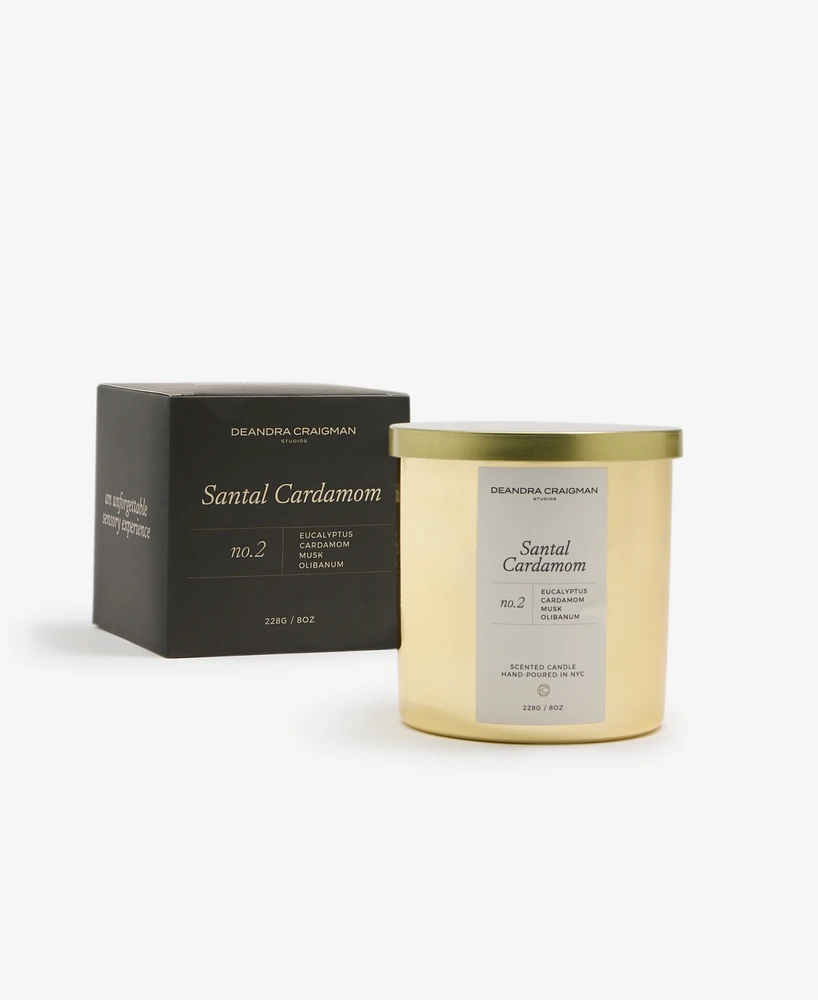 DeAndra Craigman Studios Santal Cardamom Signature Candle & Playlist, 8-Oz.