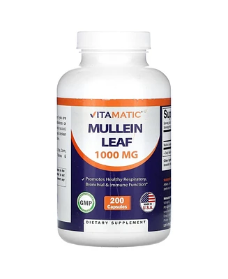 Vitamatic Mullein Leaf 1000mg per Serving