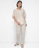 Dkny Women's Flowy Voile Top
