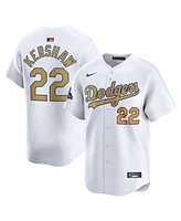 Nike Men's Clayton Kershaw White Los Angeles Dodgers 2025 Gold Collection Limited Jersey