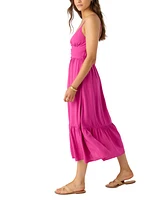 O'Neill Juniors' Pilar Woven Sleeveless Tiered Midi Dress
