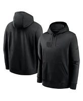 Nike Men's Black Baltimore Ravens Edge French Terry Club Pullover Hoodie