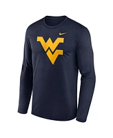 Nike Men's Navy West Virginia Mountaineers Primetime Primary Legend Long Sleeve T-Shirt