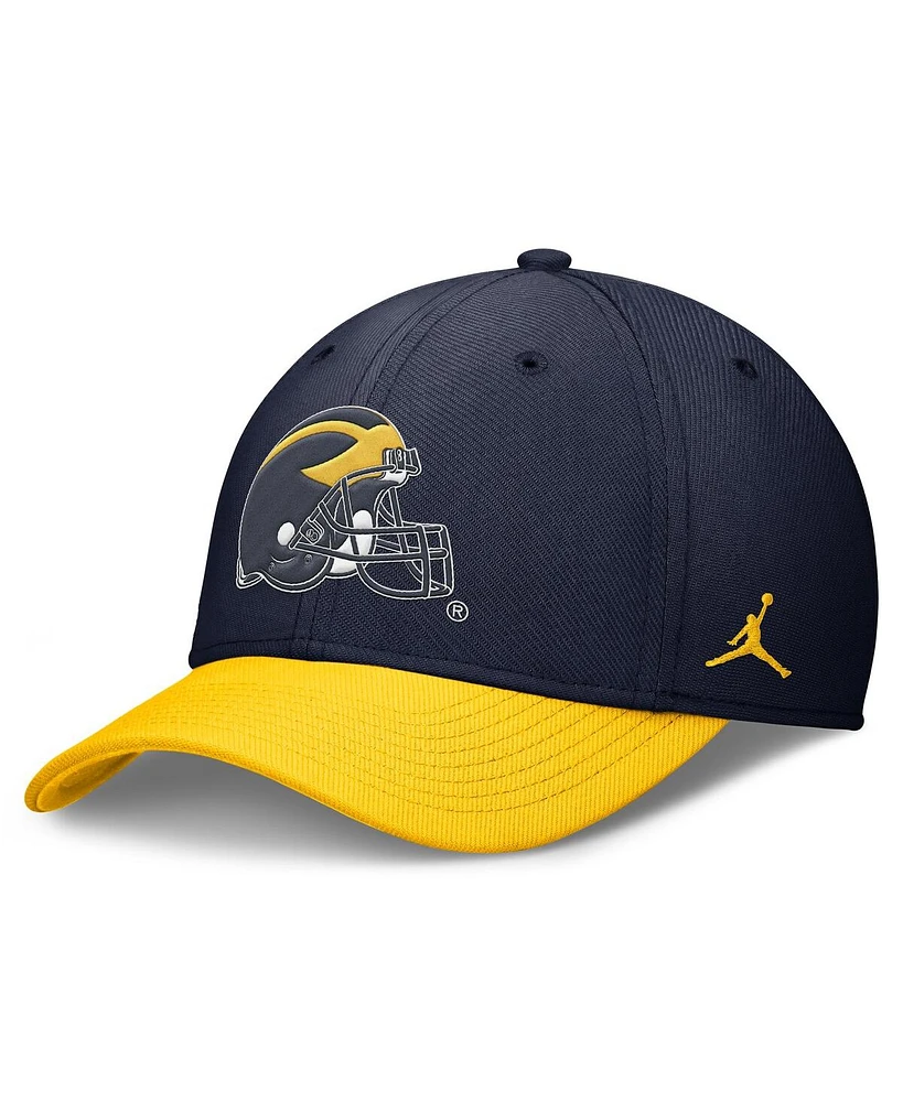 Nike Men's Navy Michigan Wolverines Rise Performance Flex Hat