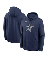 Nike Men's Navy Houston Astros Cooperstown Collection Logo Club Pullover Hoodie