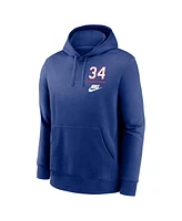 Nike Men's Nolan Ryan Royal Texas Rangers 2024 Mlb All-Star Game Legends Club Fleece Pullover Hoodie