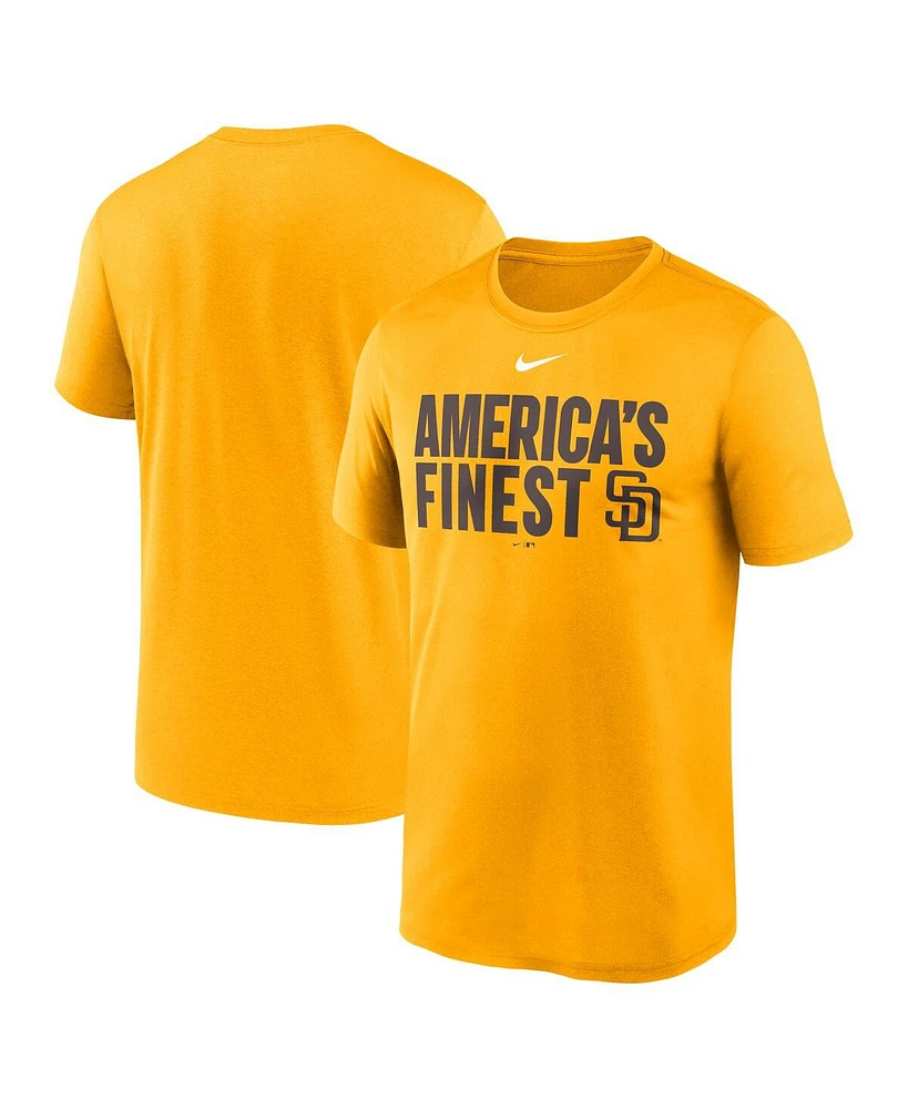 Nike Men's Gold San Diego Padres Local Legend Performance T-Shirt