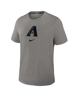 Nike Men's Heather Charcoal Arizona Diamondbacks Authentic Collection Early Work Tri-Blend Performance T-Shirt