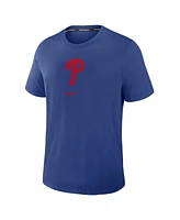 Nike Men's Royal Philadelphia Phillies Authentic Collection Early Work Tri-Blend Performance T-Shirt