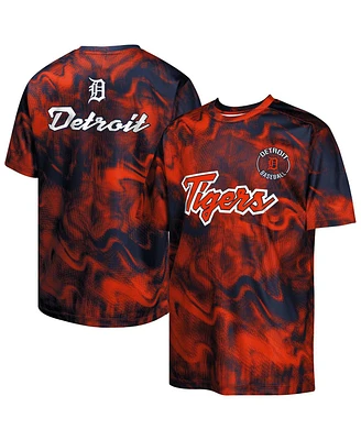 Outerstuff Big Boys and Girls Navy/Orange Detroit Tigers Pinch Hitter T-Shirt
