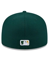 New Era Men's Green Athletics 2025 Jackie Robinson Day 59FIFTY Fitted Hat