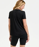 Id Ideology Women's V-Neck Performance T-Shirt, Created for Macy's
