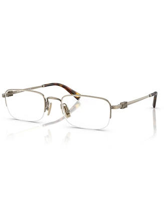 Miu Women's Rectangle Eyeglasses, Mu 52WV