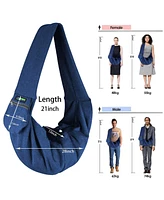 Comfy Pet Sling: Navy Blue