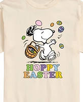 Airwaves Men's Peanuts Snoopy Hoppy Easter Short Sleeve T-Shirt