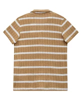 Guess Big Boys Textured Knit Button Down Shirt