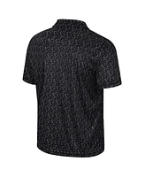 Colosseum Men's Black Florida State Seminoles Sublimated Golf Polo Shirt