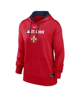Nike Women's Red St. Louis Cardinals Authentic Collection City Connect Performance Pullover Hoodie