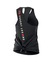 Nike Women's Black San Francisco Giants Crisscross Performance Tank Top