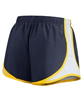 Nike Women's Navy Michigan Wolverines Spring Break Tempo Performance Shorts