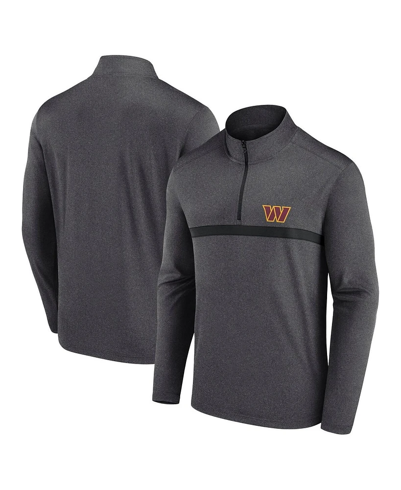 Fanatics Men's Burgundy Washington Commanders Head-to-Head Quarter-Zip Top