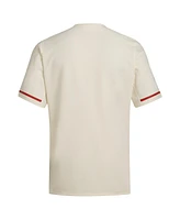 Adidas Men's Cream Louisville Cardinals Replica Baseball Jersey