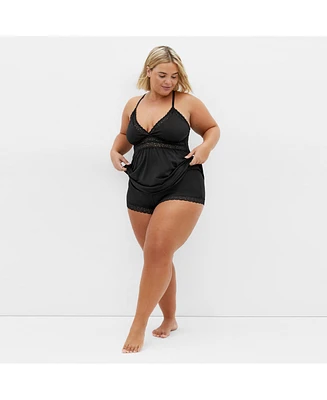 City Chic Plus Viva Short Cami Set
