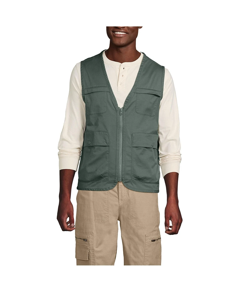 Lands' End Men's Lightweight Utility Vest