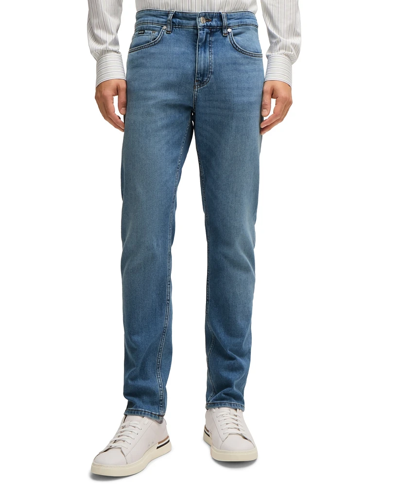 Boss by Hugo Men's Comfort-Stretch Denim Slim-Fit Jeans