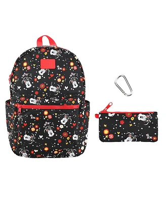 Disney Minnie Mouse 16.5" Travel Backpack With Matching Pouch