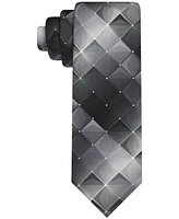 Van Heusen Men's Shadow Grid-Pattern Tie