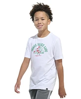 adidas Big Boys Short-Sleeve Three Slice Life Graphic Cotton T-Shirt
