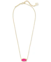Kendra Scott Gold-Tone Elisa Pendant Necklace & Mini Ellie Stud Earrings Gift Set