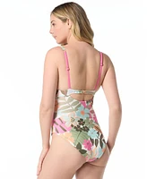 Coco Reef Women's Pearl Reversible One-Piece Swimsuit