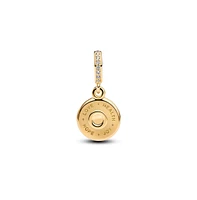 Pandora 14K Gold-Plated Happy Birthday Cake Dangle Charms