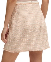Boss by Hugo Women's Tweed Regular-Fit Mini Skirt
