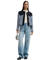 Boss by Hugo Women's Contrast Tweed Jacket