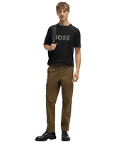 Boss by Hugo Men's Slim-Fit Logo Print Shirt