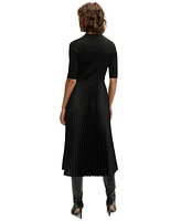 Boss by Hugo Boss Women's Cropped-Sleeve Plisse Dress